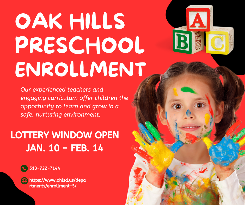 Preschool Enrollment Now Open
